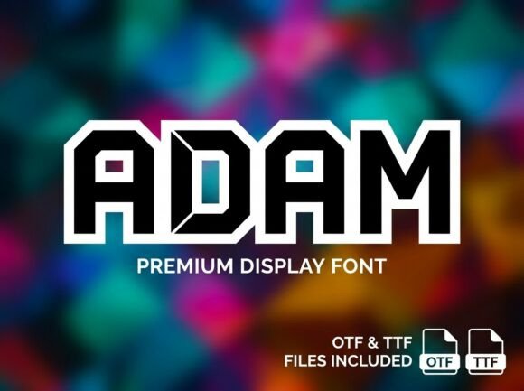 Adam: A Typeface for Brands That Refuse to Whisper
