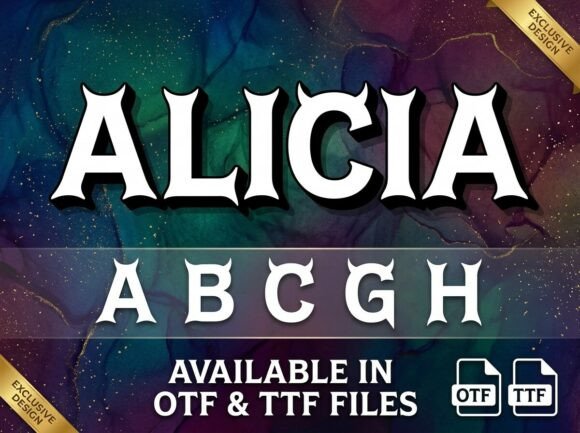 Alicia: A Typeface That Commands Attention