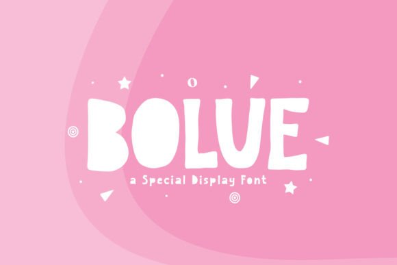 Bolue: A Modern Display Font for Creative Projects