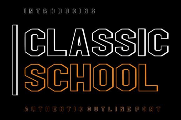 Classic School: The Typeface That Captures Team Spirit and Timeless Style