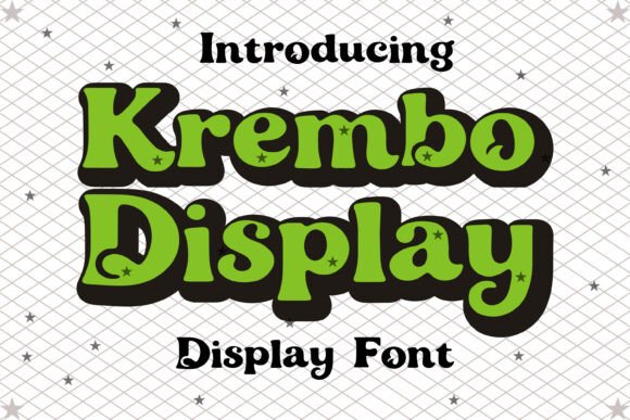 Colorful Creativity with the Krembo Display Typeface
