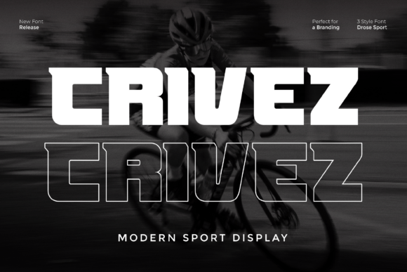 Crivez: The High-Octane Font for Speed-Driven Designs