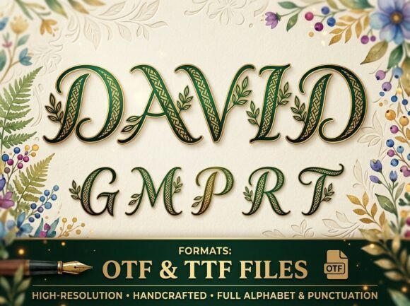 David: A Font That Tells a Story of Heritage and Nature