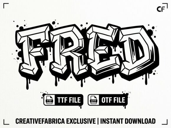 Fred: A Display Font That Commands Attention in Every Letter