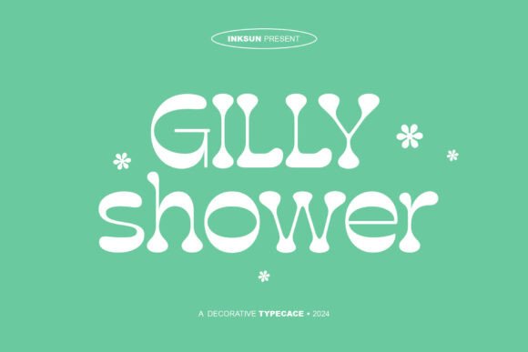 Gilly Shower: The Retro-Modern Font with Whimsical Charm