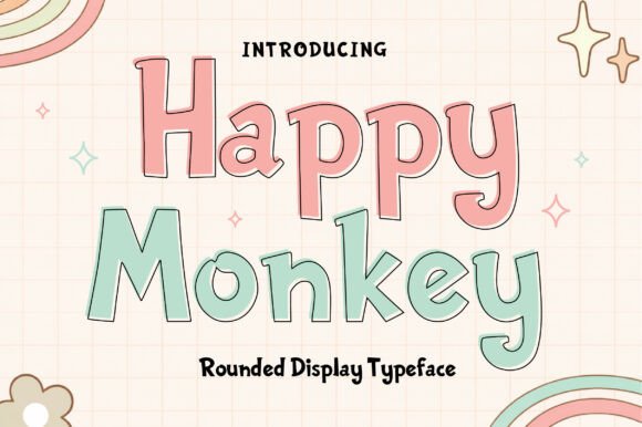 Happy Monkey: A Font That Brings Playful Charm to Your Designs