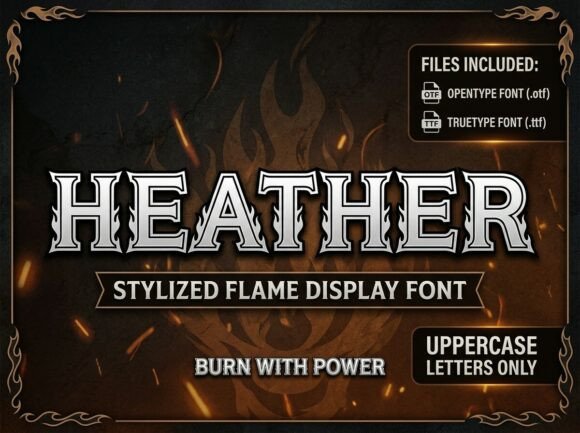 Heather: A Typeface That Brings the Heat