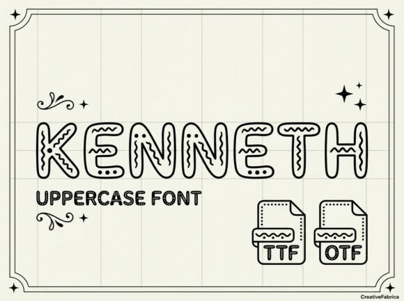 Kenneth: The Playful Font That Makes Designs Pop
