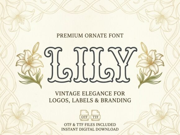Lily: The Decorative Font That Commands Attention
