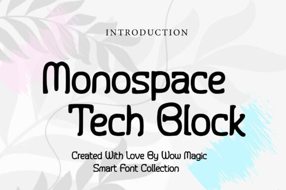 Monospace Tech Block: A Typeface for Modern Digital Identity