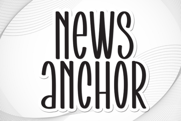 News Anchor: The Handwritten Font with a Captivating Spark