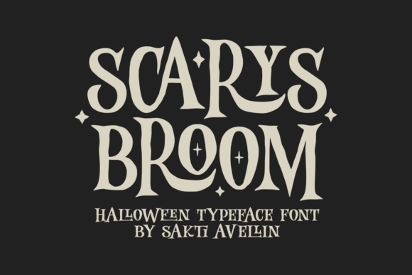 Scary’s Broom: The Serif Font with a Dash of Dark Enchantment