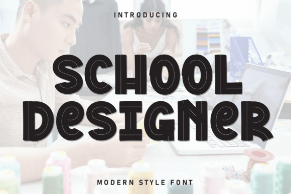 School Designer: A Playful Font with Professional Polish