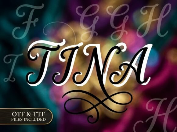 Tina: A Display Typeface That Demands to Be Seen